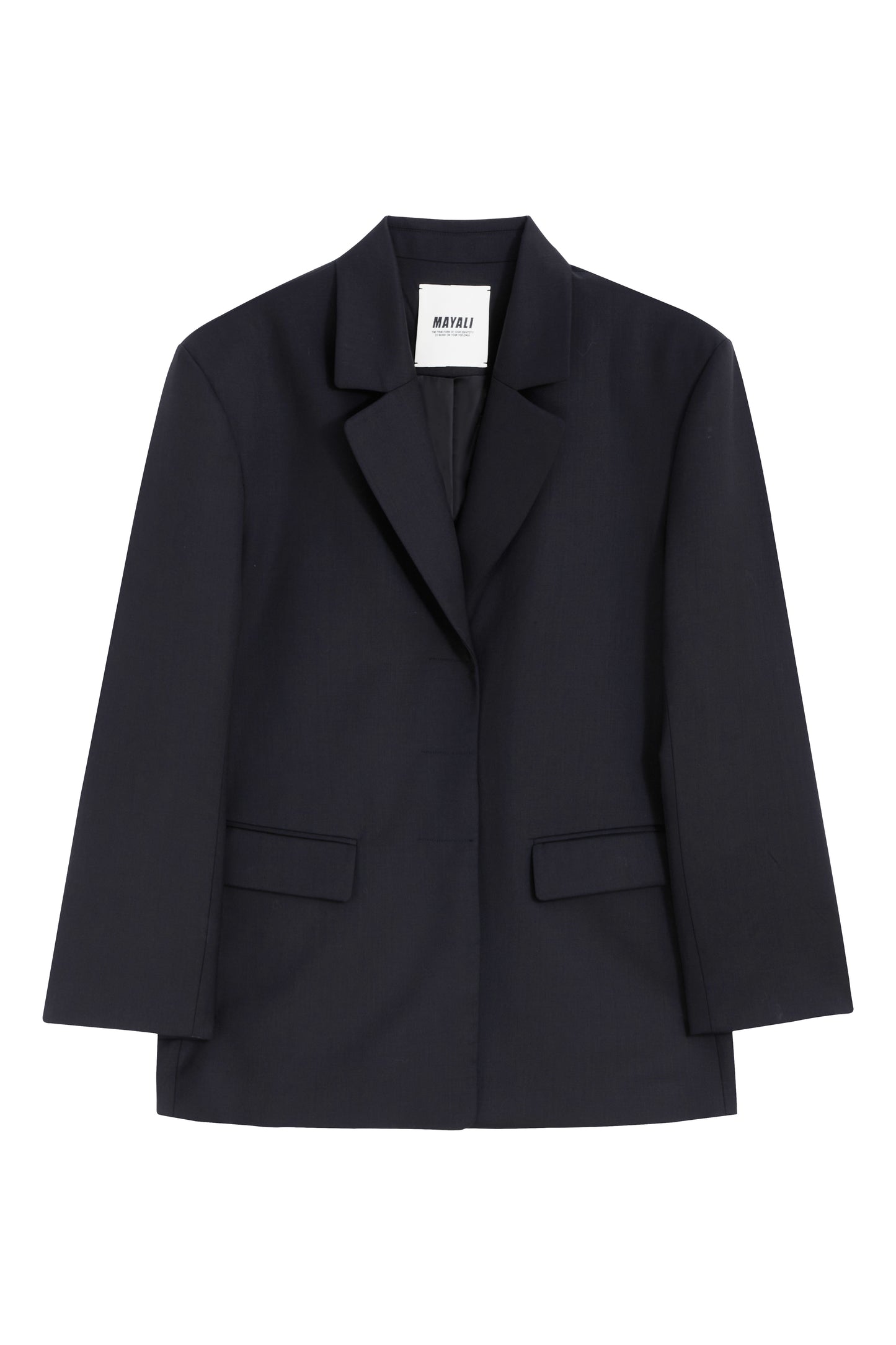 MAYALI Oversized peaked lapel blazer