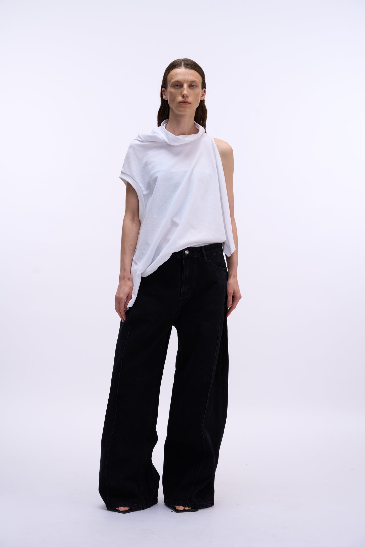 MAYALI Deconstructing Flip T-shirt Top
