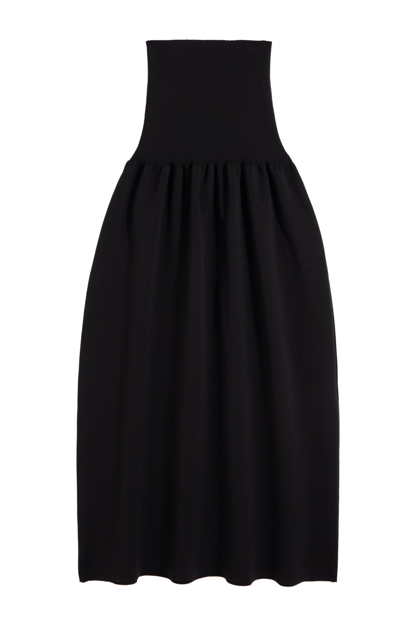 MAYALI Clollect-waist bud long skirt