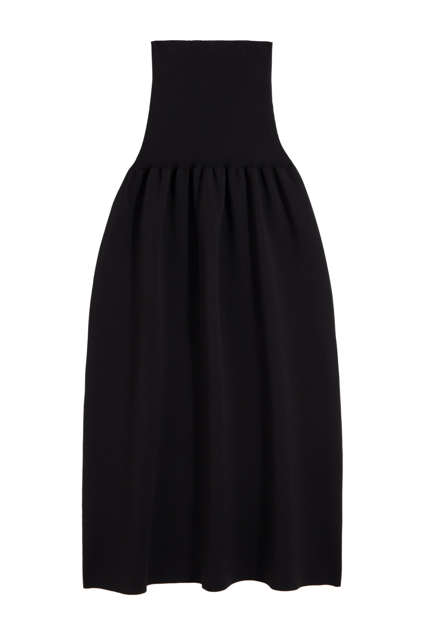 MAYALI Clollect-waist bud long skirt