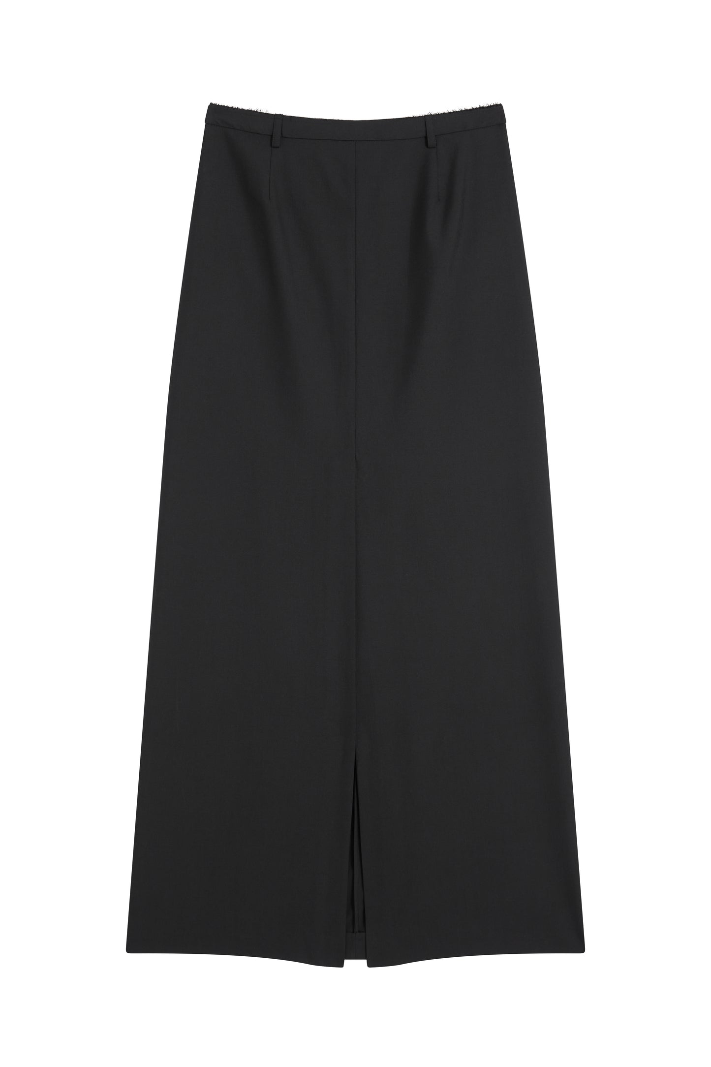 MAYALI Splicing edge workwear long skirt(Rear fork)