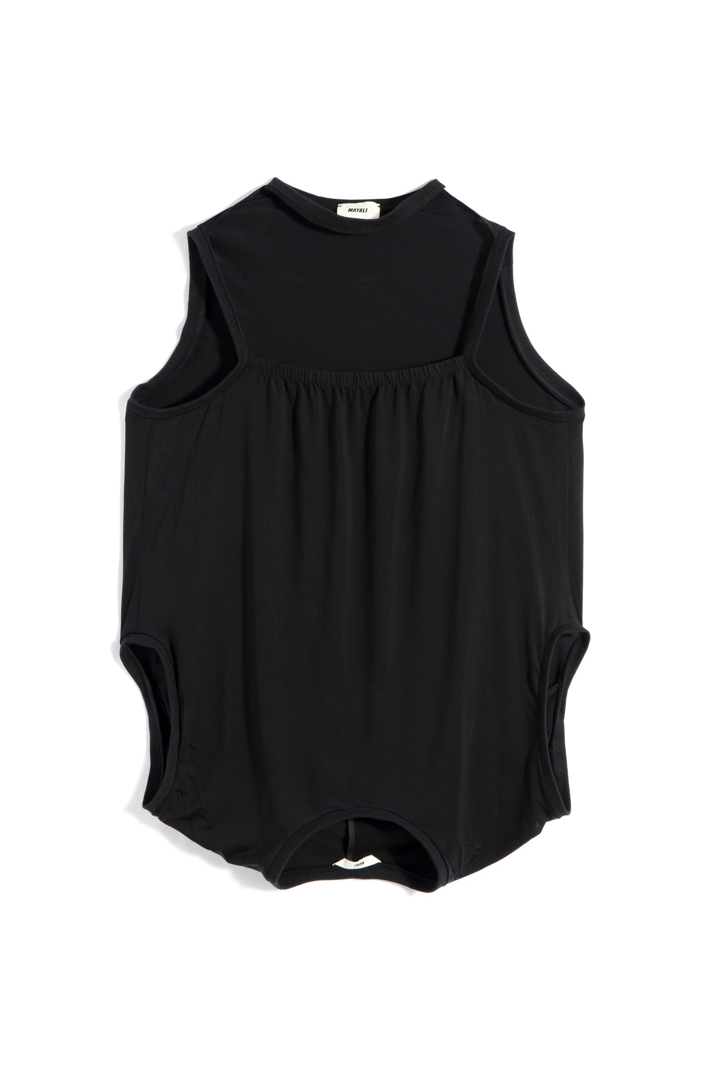 MAYALI Up and down reverse deformation backless vest