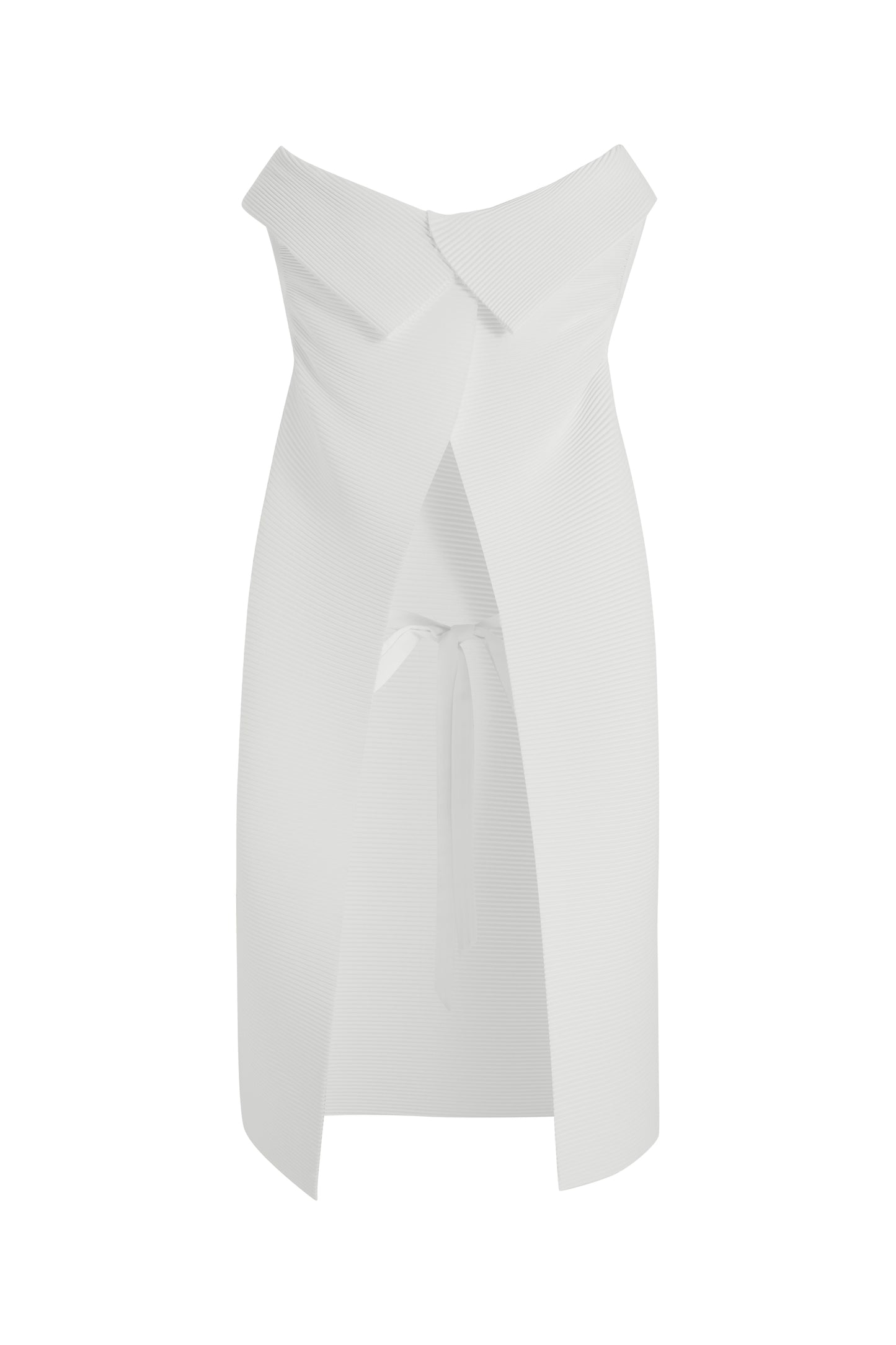 MAYALI Stacked sleeveless lace up backless top