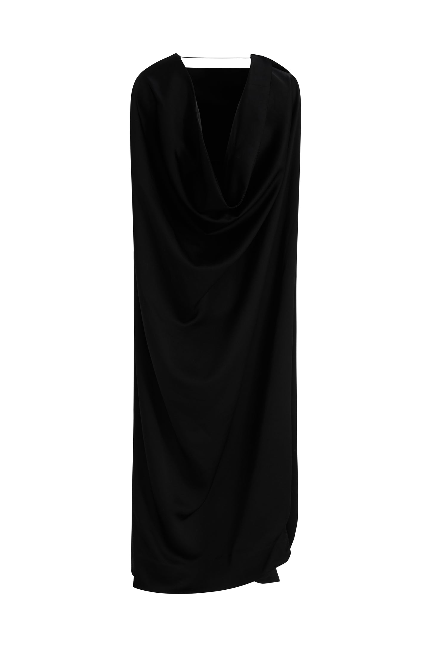 MAYALI Asymmetric folded  dress