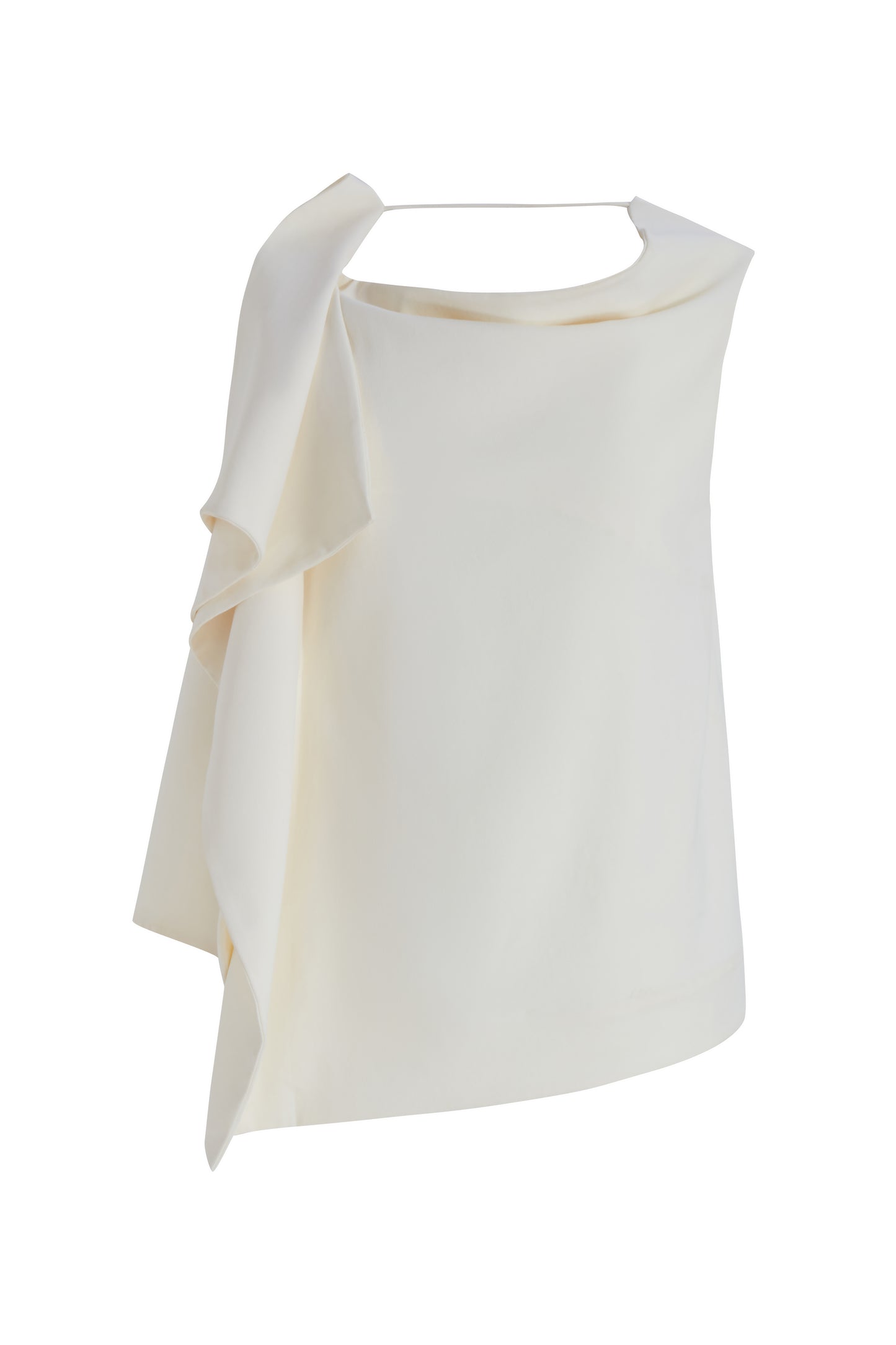 MAYALI Asymmetric draping blouse