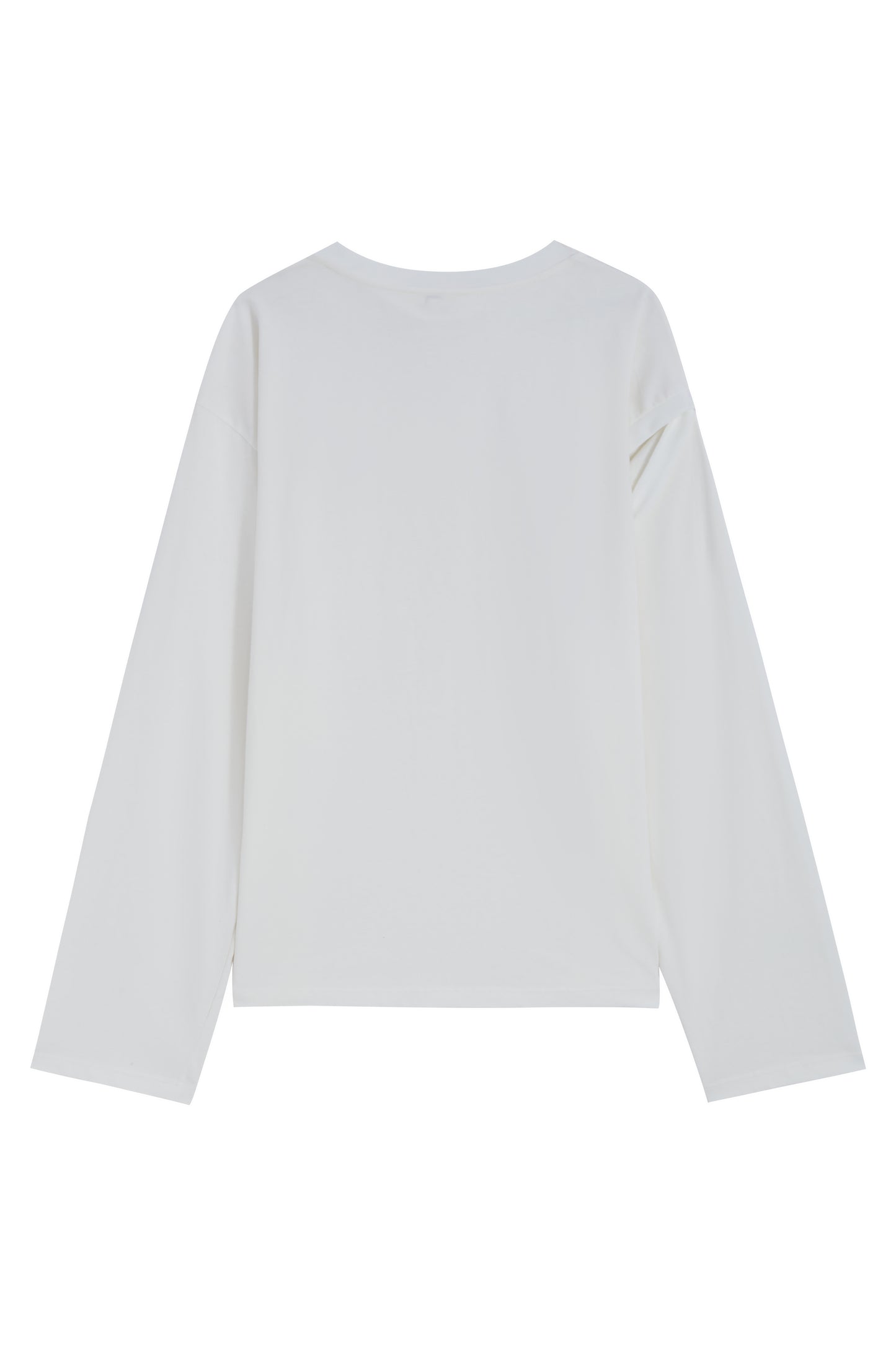 MAYALI Transform and deconstruct long sleeved hoodie