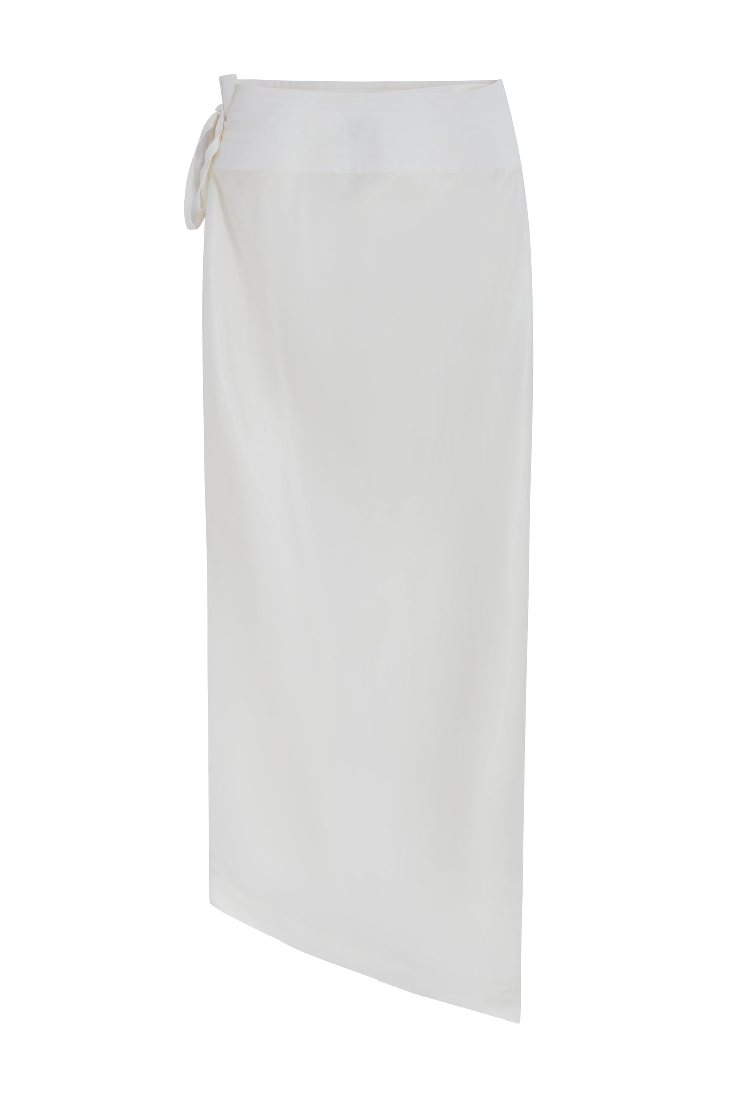 MAYALi Geometrical folded split skirt