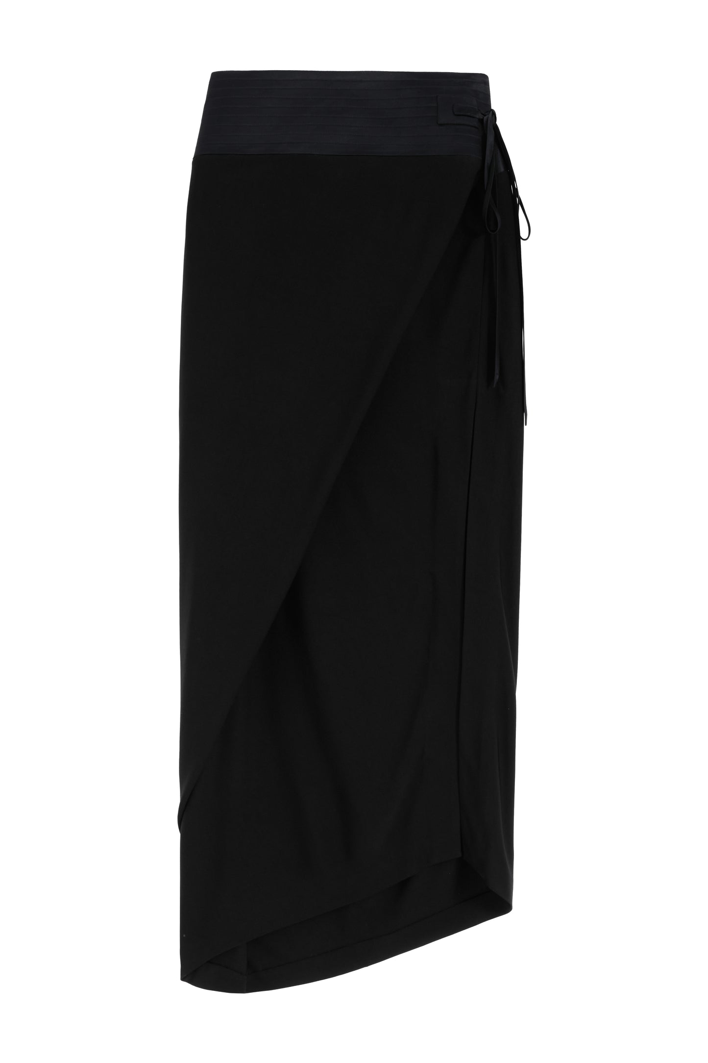 MAYALi Geometrical folded split skirt