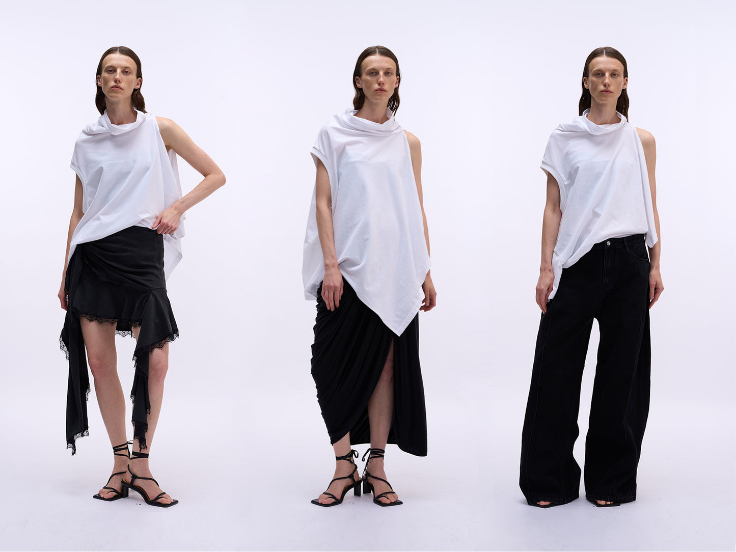 MAYALI Deconstructing Flip T-shirt Top