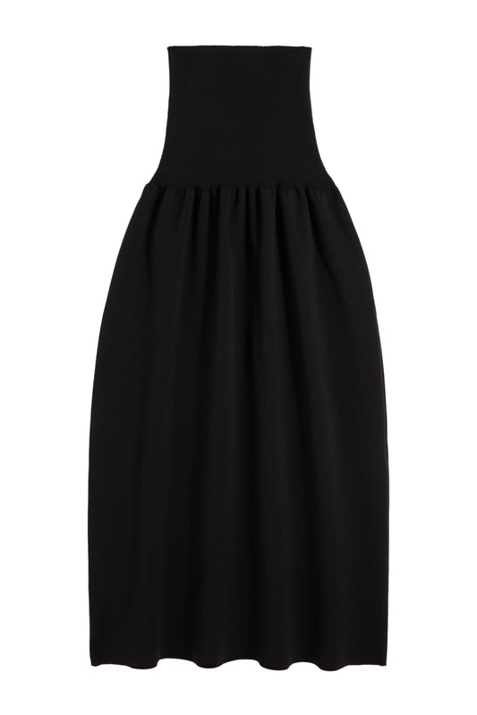 MAYALI Clollect-waist bud long skirt