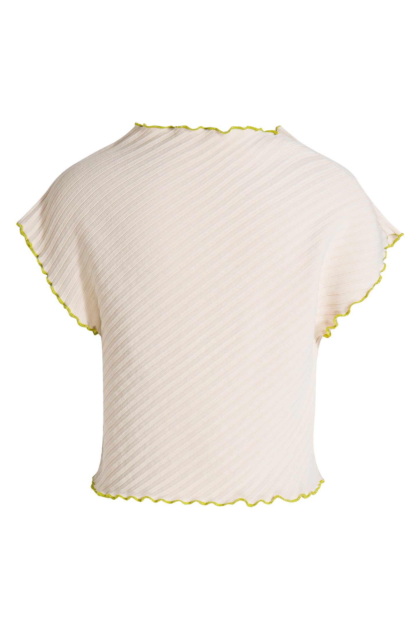 MAYALI Stand collar misaligned open top