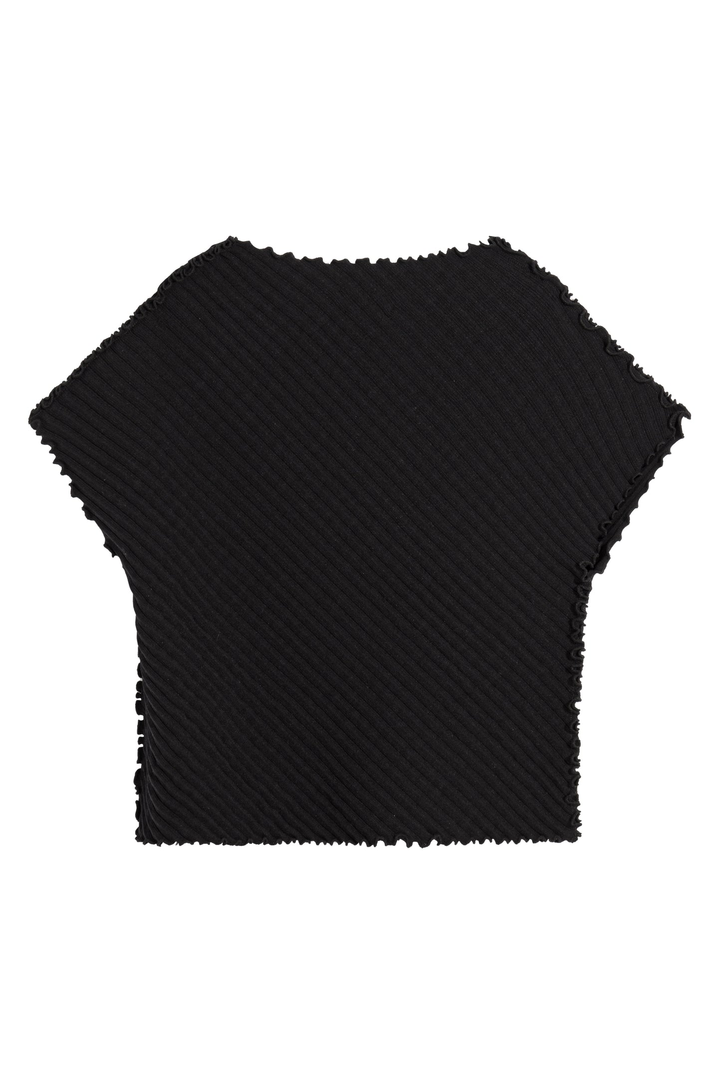 MAYALI Stand collar misaligned open top