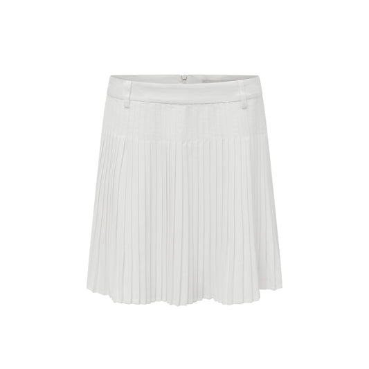 MAYALI Three dimensional waist cinching pleated short skirt