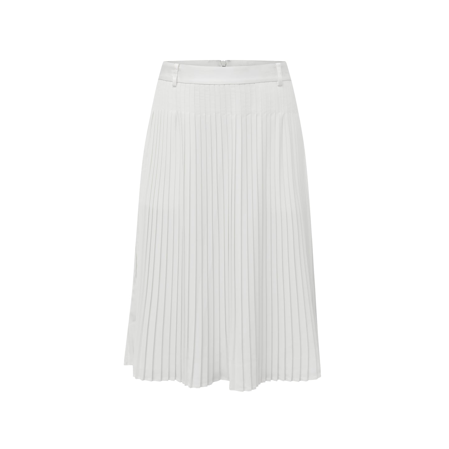 MAYALI Three dimensional waist cinching pleated short skirt