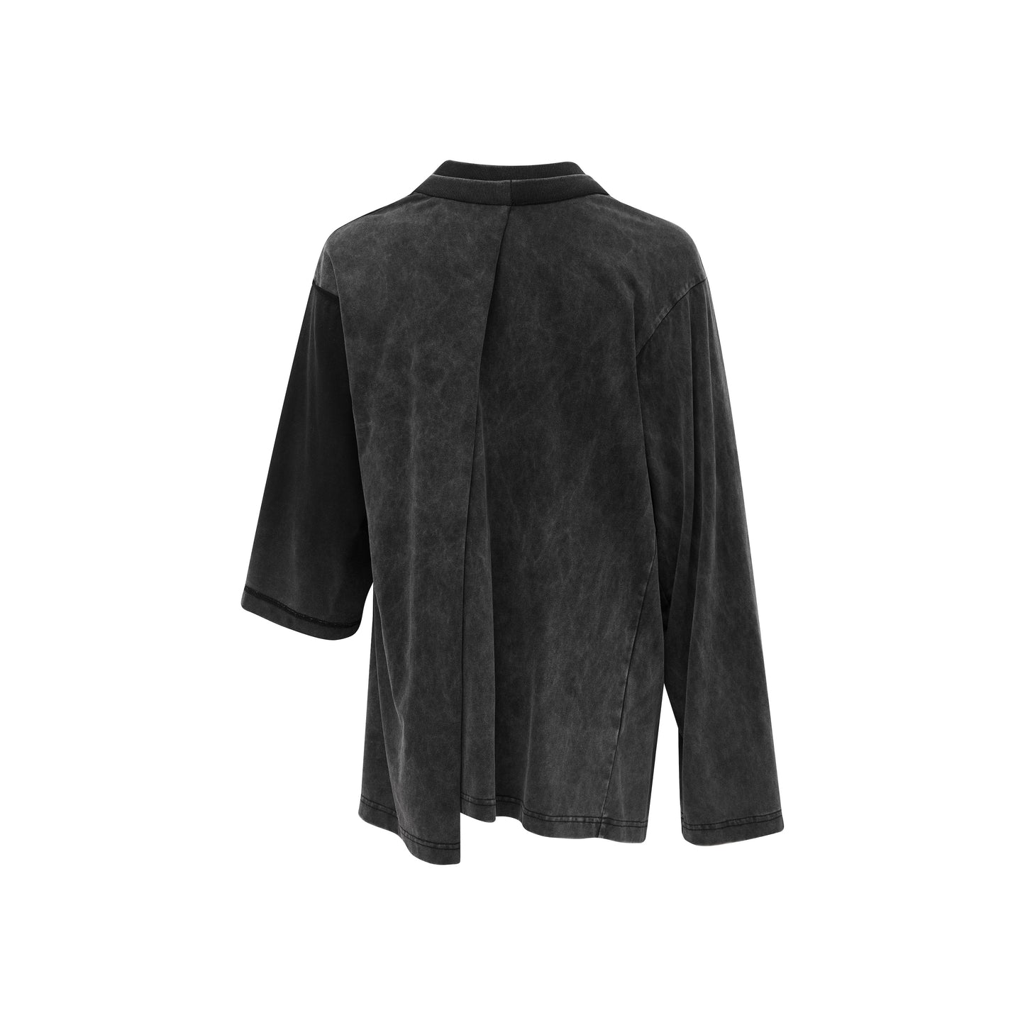 MAYALI Deconstructed Splicing Mid Sleeve T-shirt
