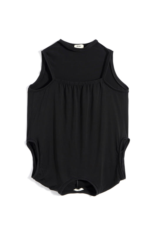 MAYALI Up and down reverse deformation backless vest