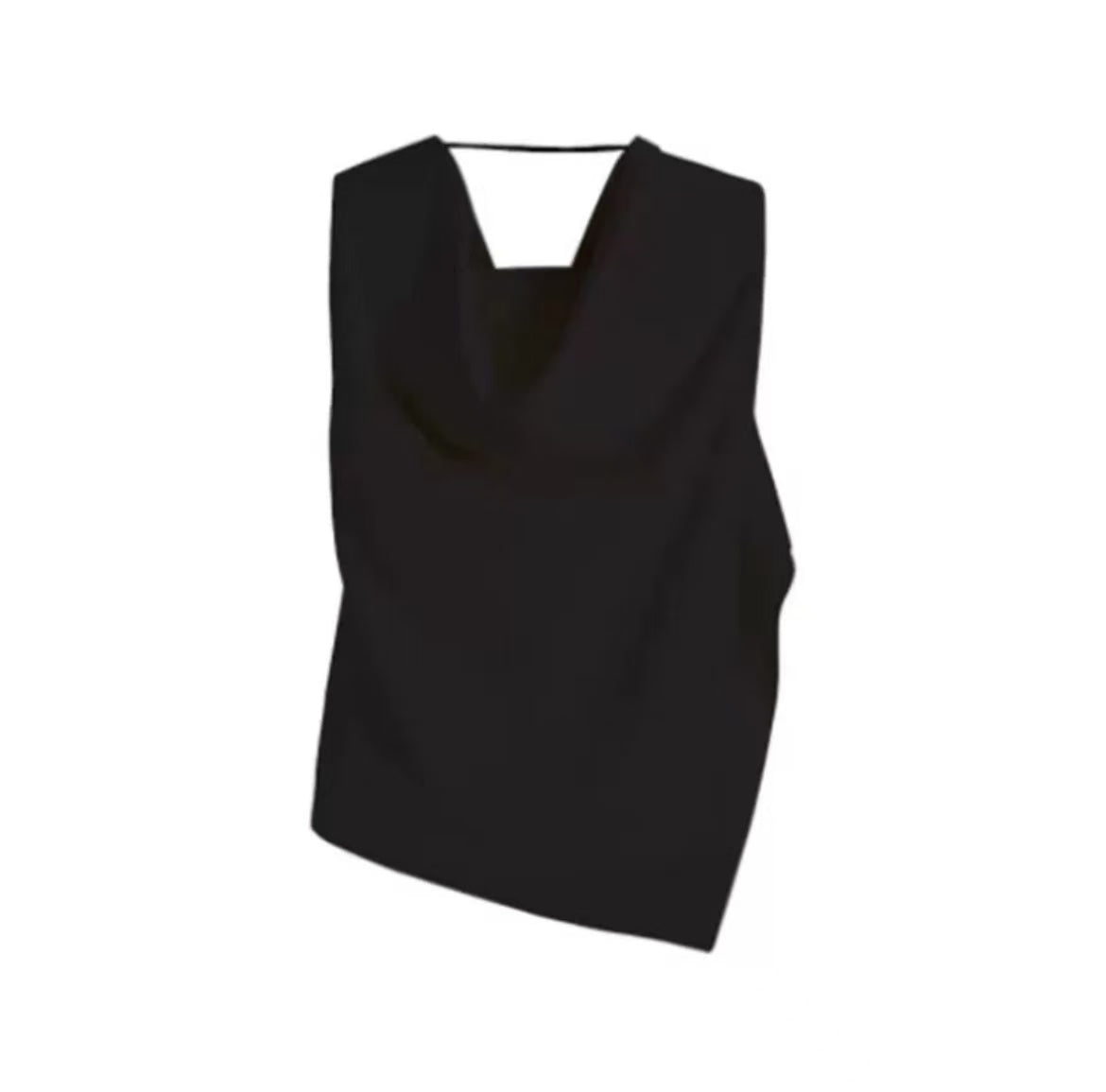 MAYALI Asymmetric draping blouse